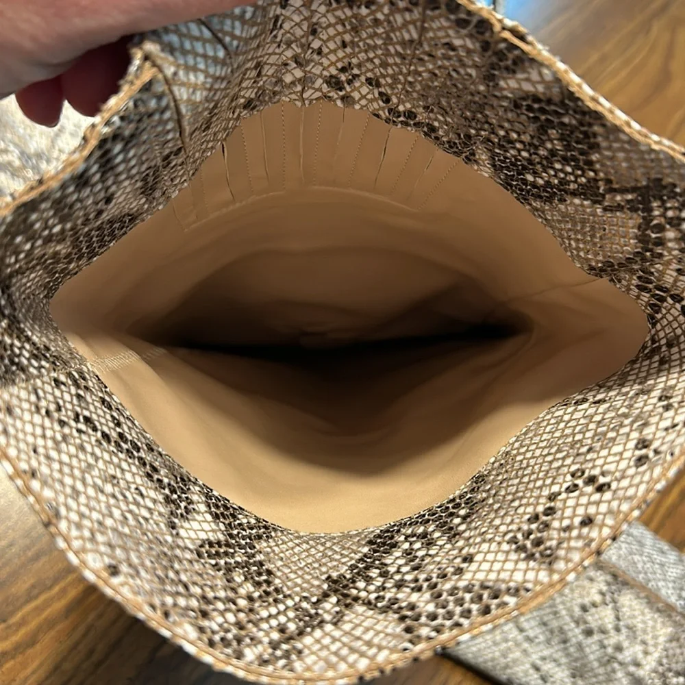 House of CB Snakeskin Pattern Over-the-Knee Boots - Picture 10 of 16